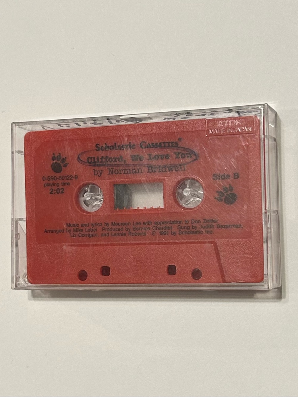 Scholastic Cassettes Clifford, We Love You